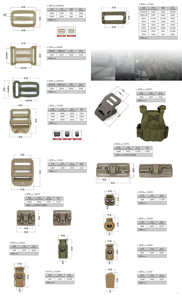military buckle