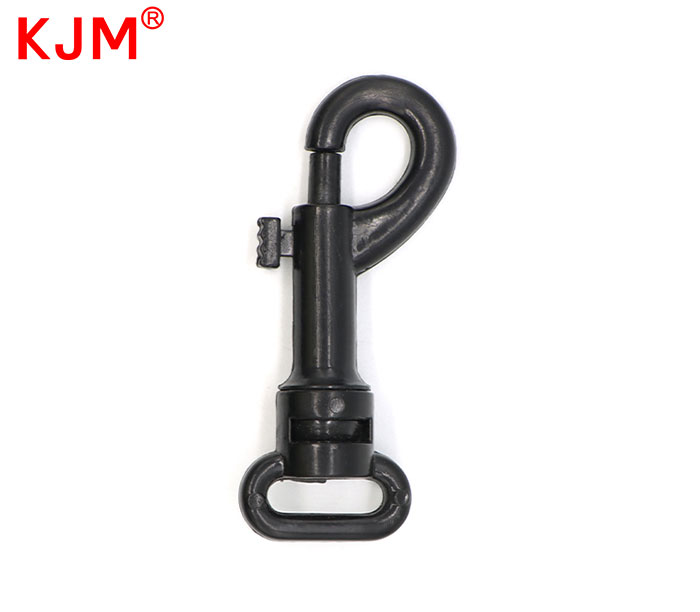 Plastic P Shape Swivel Snap Hook for Handbag